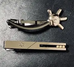 希少 ディズニー ネクタイピン ミッキーマウス レトロ Disney 2個