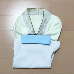 中華服 コスプレ 白 水色帯 男装