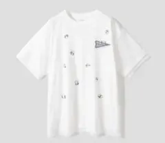 グラニフ ローリングパンダズペナント レイヤードシアーTシャツ