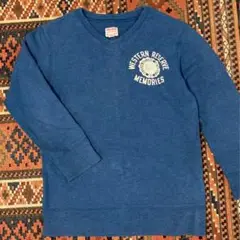 DENIM&DUNGGAREE トレーナー青　120cm