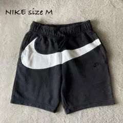 完売品★ナイキ ビッグスウォッシュ スウェット ショートパンツ M 黒白★人気