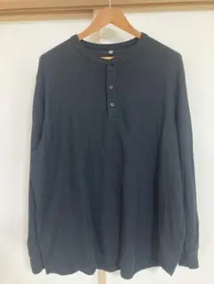 ユニクロ　ワッフルヘンリーネックTシャツ 3L