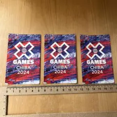 X GAMES CHIBA 2024 ステッカー 3枚セット