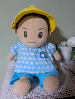 623 おしゃべりけんちゃん☆黄色帽子ぞうさんスモック