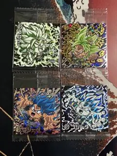 【激レア】値下げ！ドラゴンボールウエハース　4枚セット