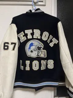 Detroit Lions デトロイトライオンズ　スタジャン 2025年最新】DETROIT lions スタジャンの人気アイテム - メルカリ