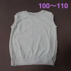 バンドメイド　ノースリーブ　イカリ柄貝柄　100〜110サイズ