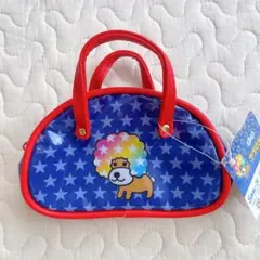 新品　アフロ犬　クリアポーチ　平成