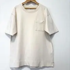 relume メンズ　ビッグシルエット　半袖 Tシャツ　カジュアル　ベージュ　L