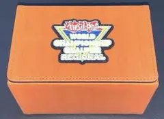 遊戯王　WCQ2025 デッキケース　オレンジ　ストレージ　開封品　英語　英語版