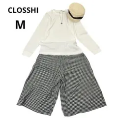 【美品】CLOSSHI しまむら　トップス　ワッフル　長袖　ホワイトMサイズ男女