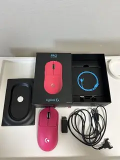 logicool G PRO ワイヤレスマウス ピンク 本体