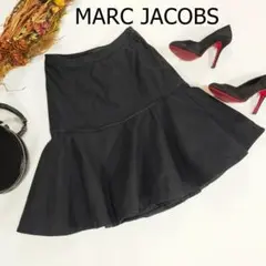 マークジェイコブス フレアスカート サイズ2 M ブラック レース ひざ丈 黒