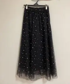 グレースコンチネンタル ドットギャザースカート 36
