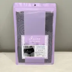 新品 3uers メッシュサニタリーショーツ L ダークパープル