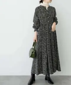アーバンリサーチ　レオパードドットプリントワンピース