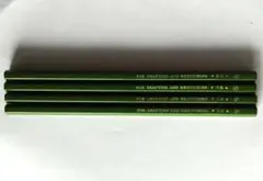 Tombow ドラフティング鉛筆 3H 4本セット