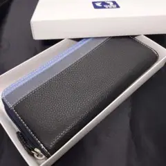 ハンテン 長財布 ラウンドファスナー長財布 革 箱付き HANGTEN