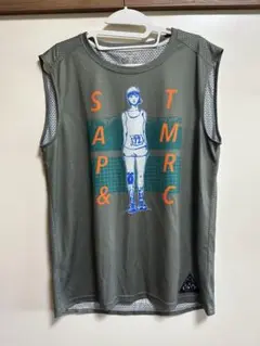 stamp run&co ノースリーブ　L