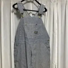 70's オシュコシュ ヒッコリーストライプオーバーオール 40×34