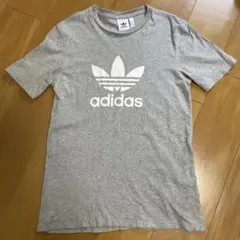 adidas グレー tシャツ Sサイズ