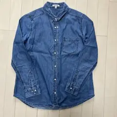 グローバルワーク、デニムシャツ(薄手)、キッズM