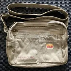 Luggage Label ベージュ ショルダーバッグ　吉田バッグ　レア