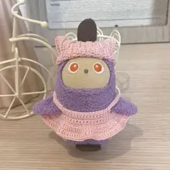 LOVOT ぬいぐるみチャーム 着せ替え ワンピース&ネコ耳帽子 セット ピンク
