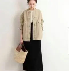 イエナ カラーチノリメイクルーズブルゾン IENA ブルゾン