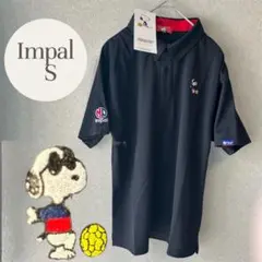【限定】Impal インパル　S スヌーピー　コラボ ポロシャツ 黒　ブラック