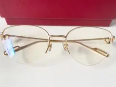 Cartier カルティエ ハーフリム メガネ フレーム