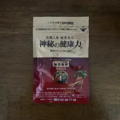 高麗人参 健康食品/ 神秘の健康力