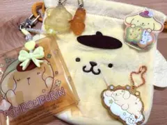 ポムポムプリン5点セット　ガチャガチャ