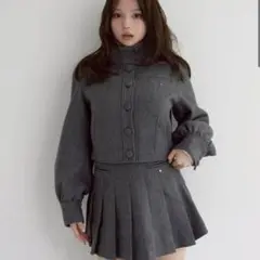 andmary Zoey stand neck jacket