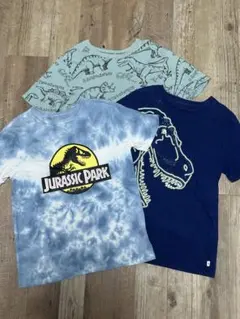 ☆GAP☆H&M☆ジュラシックパーク☆恐竜☆Tシャツ☆140☆3枚セット☆
