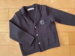 ファミリア 濃紺ニットジャケット 100サイズ