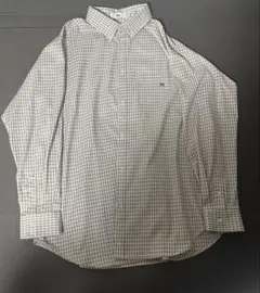 チェック柄 ブラウン シャツ
