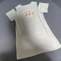 アイスクリームプリント　半袖オフショルダーワンピース（チュニック）【150】