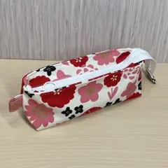 ペンケース 北欧 花柄 小物入れ boxポーチ☆ ハンドメイド