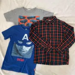 3点　まとめ売り　140 長袖シャツTシャツ　GU ユニクロJWANDERSON