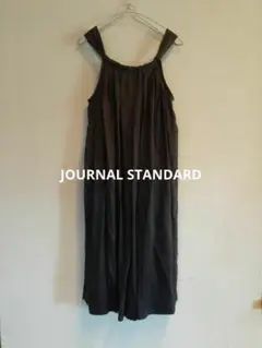 JOURNAL STANDARD　プリーツワンピース　リネン　ブラウン