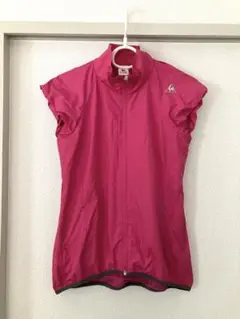 美品　ナイロンベスト　ピンク　L