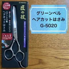 【新品】ヘアカットはさみ／グリーンベル／G-5020