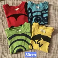 Disney PIXAR キャラクターTシャツ4枚セット 80cm まとめ売り
