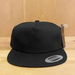 新品✨FLEXFIT ５パネルキャップ ブラック