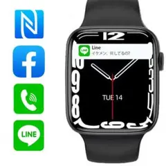 アップルウォッチバンド 7使用可能通話機能スマートウォッチレディースメンズ腕時計