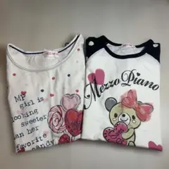 メゾピアノ Tシャツ2枚セット