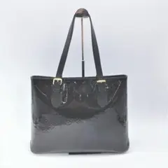 ルイヴィトン ヴェルニ バッグ 黒 ブラック ハンド