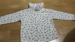激安セール品◉花柄　長袖シャツ トップス　90cm 女の子　ベビー服　キッズ服