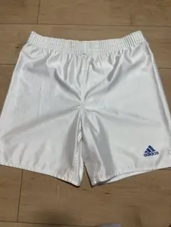 adidas ハーフパンツ ホワイト　半パン　160 サッカー